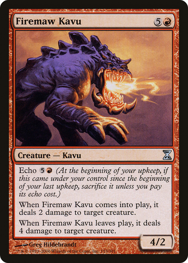 Firemaw Kavu (TSP-153) (Foil)
