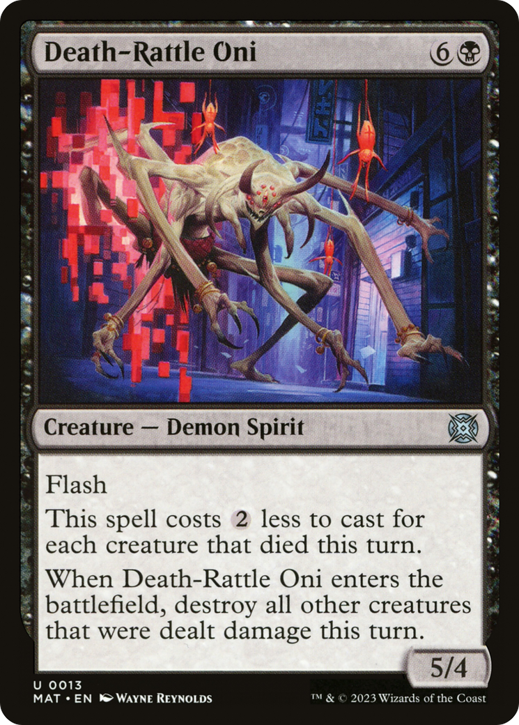 Death-Rattle Oni (MAT-013) (Foil)
