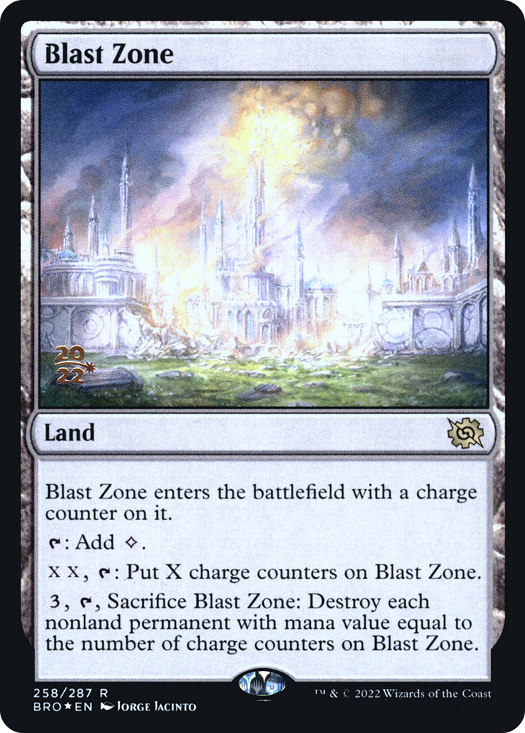 Blast Zone (PRE-258S) (Foil)