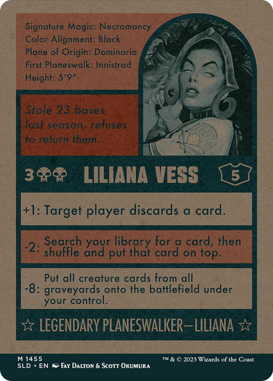 Liliana Vess // Liliana Vess (SLD-1455) (Full Art) (Borderless) (Foil)