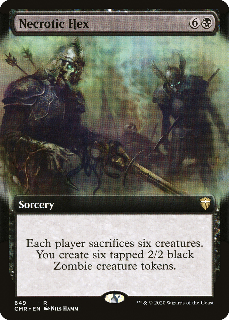 Necrotic Hex (CMR-649) (Extended Art) (Foil)