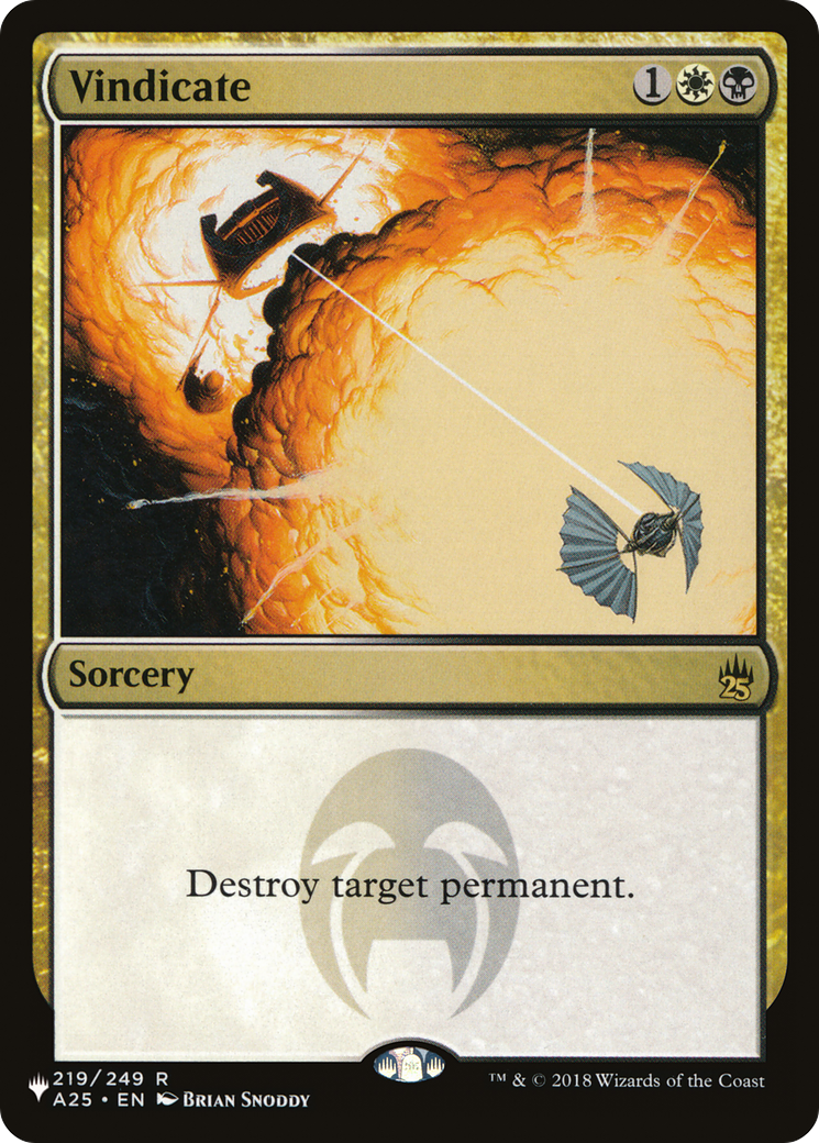 Vindicate (LIST-A25-219)
