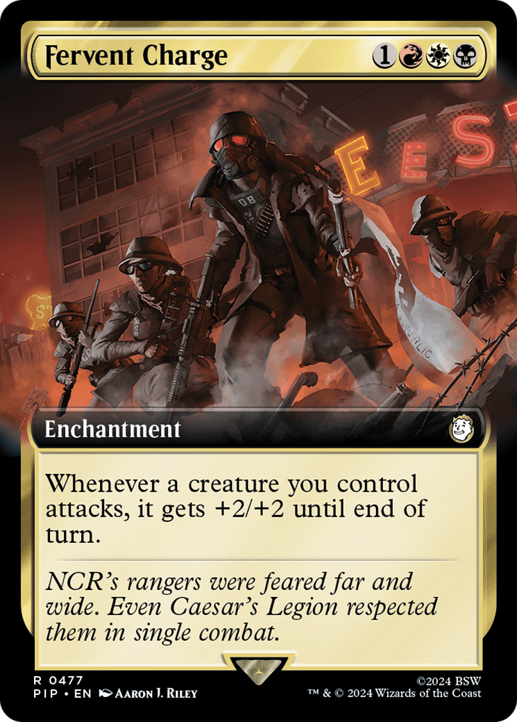 Fervent Charge (PIP-477) (Extended Art) (Foil)