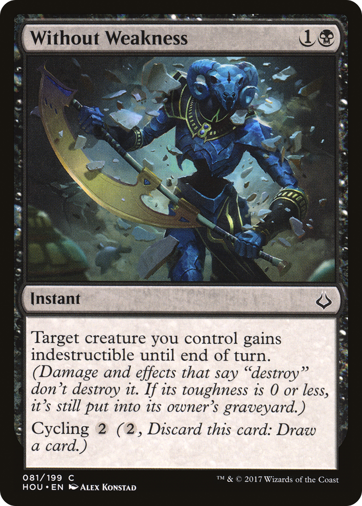 Without Weakness (HOU-081) (Foil)
