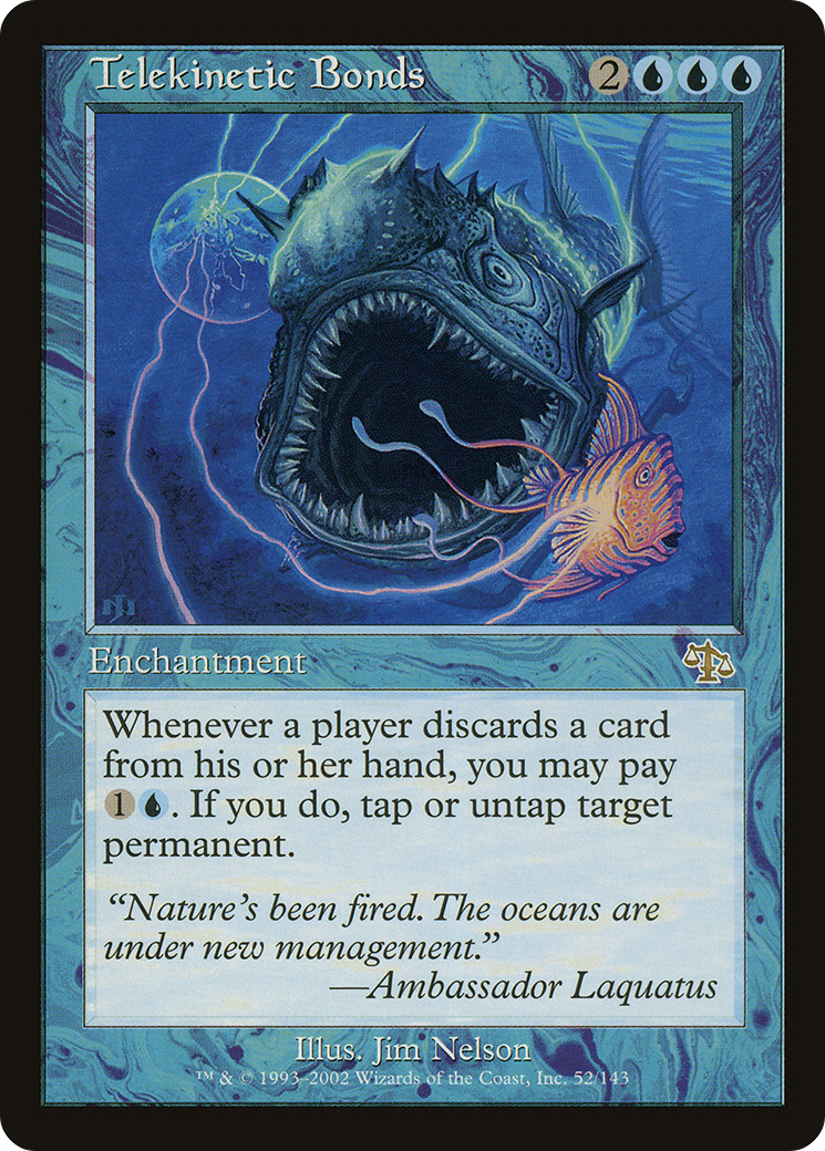Telekinetic Bonds (JUD-052) (Foil)