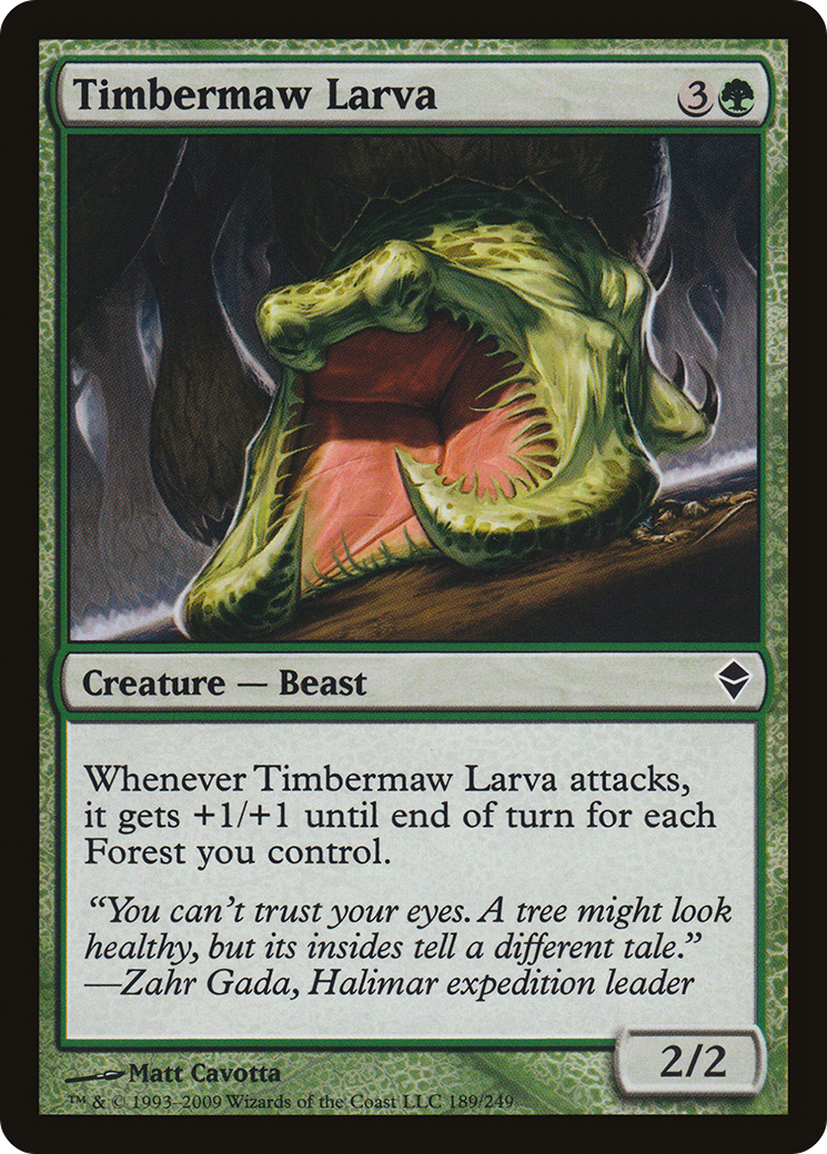 Timbermaw Larva (ZEN-189) (Foil)