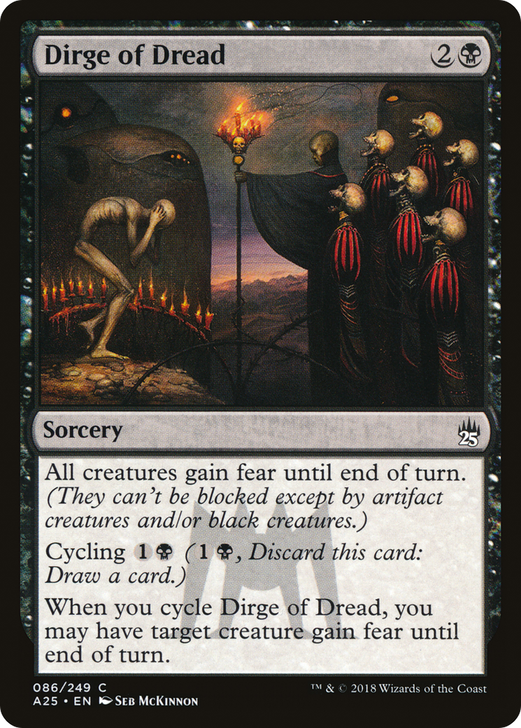 Dirge of Dread (A25-086) (Foil)