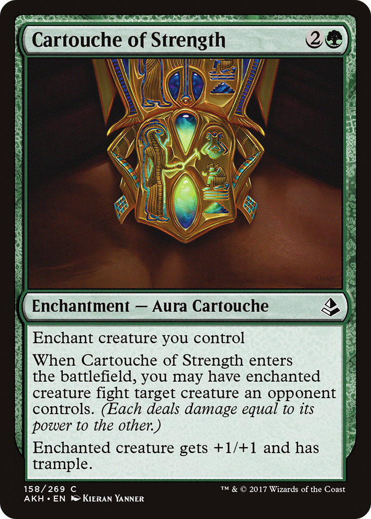 Cartouche of Strength (AKH-158) (Foil)