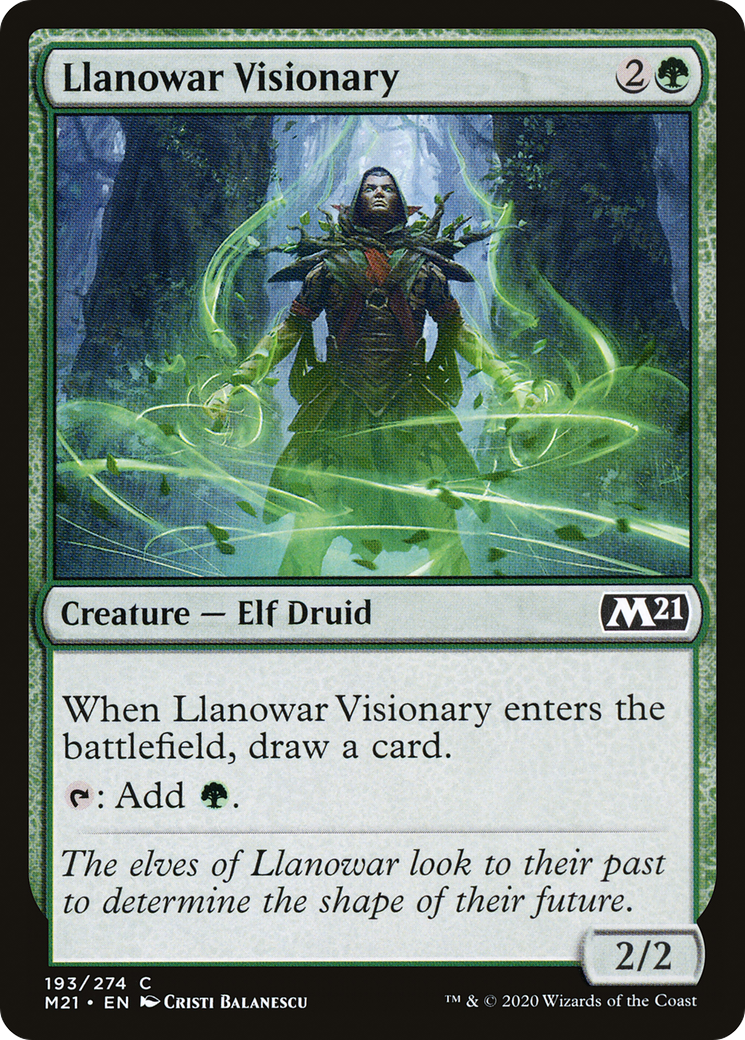 Llanowar Visionary (M21-193) (Foil)