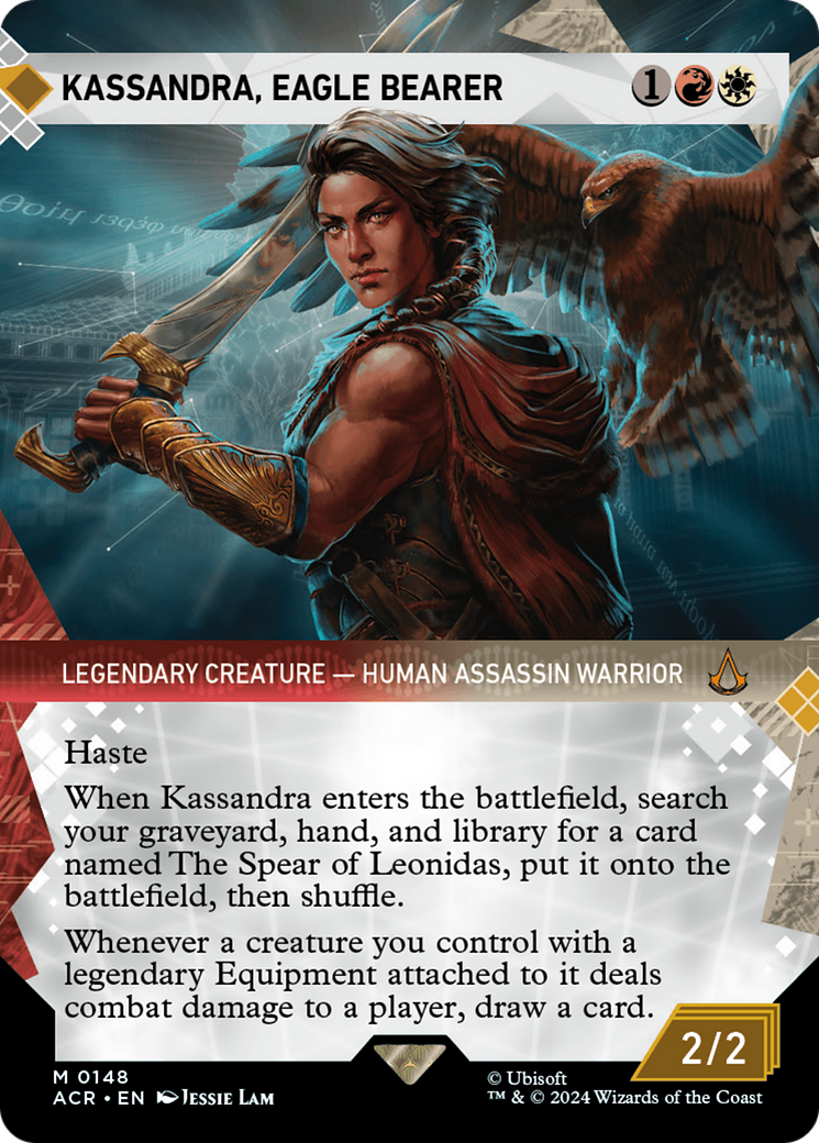 Kassandra, Eagle Bearer (ACR-148) (Showcase) (Borderless) (Foil)