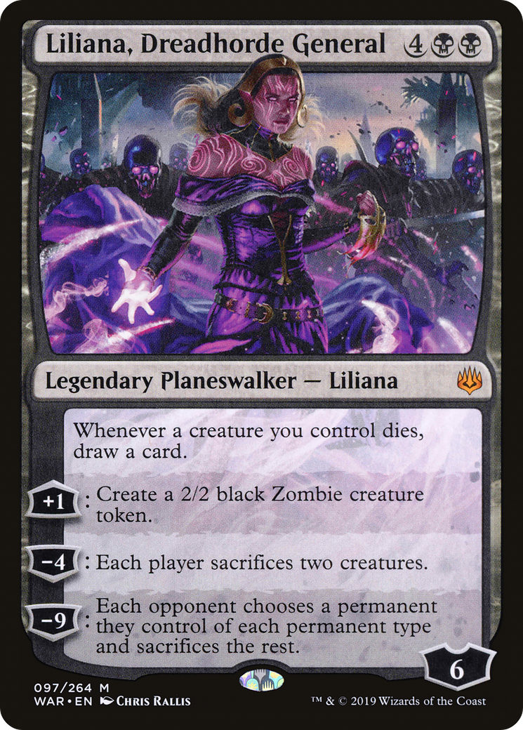 Liliana, Dreadhorde General (WAR-097) (Foil)