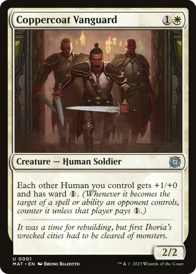 Coppercoat Vanguard (MAT-001) (Foil)
