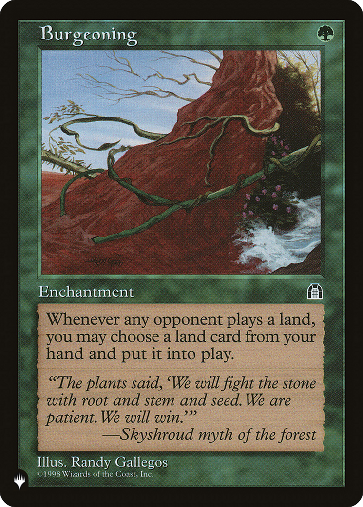 Burgeoning (LIST-STH-102)