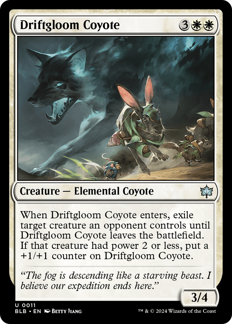 Driftgloom Coyote (BLB-011) (Foil)