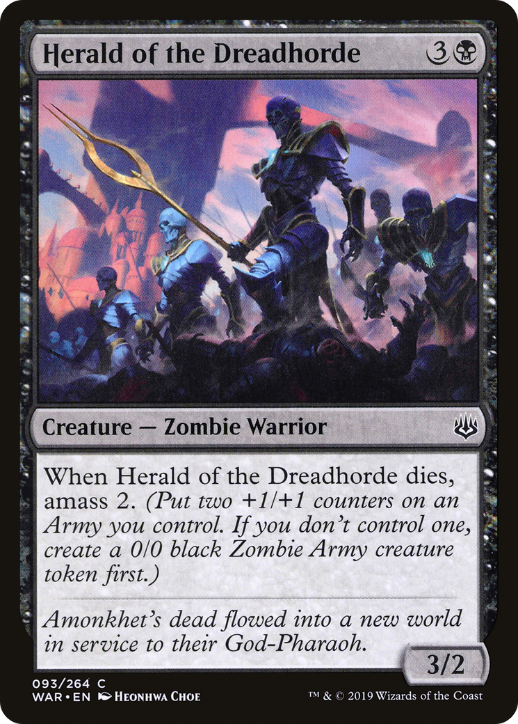 Herald of the Dreadhorde (WAR-093) (Foil)