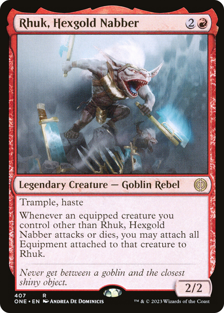 Rhuk, Hexgold Nabber (ONE-407) (Foil)