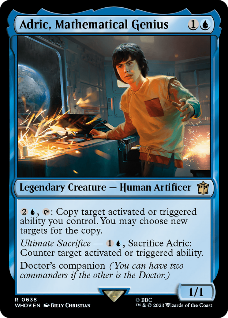Adric, Mathematical Genius (WHO-638) (Surge Foil)