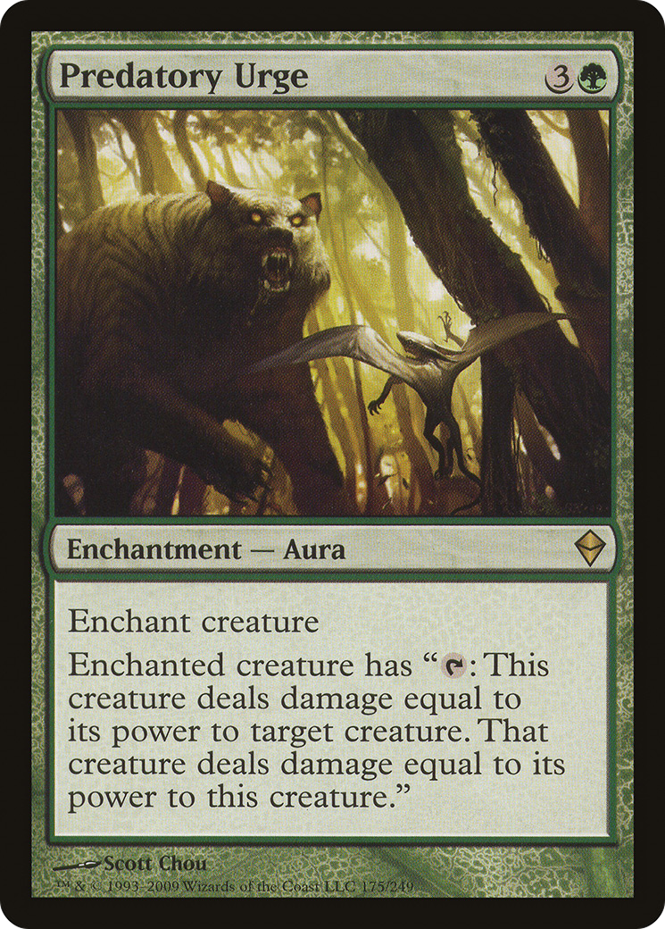 Predatory Urge (ZEN-175) (Foil)