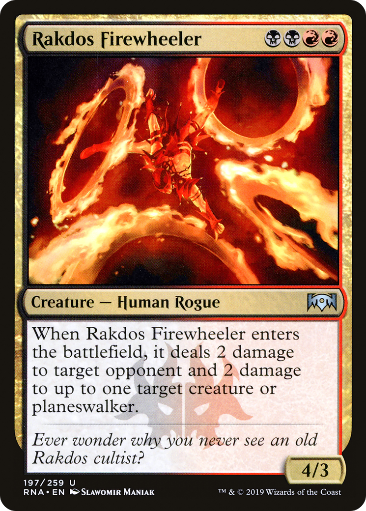 Rakdos Firewheeler (RNA-197) (Foil)