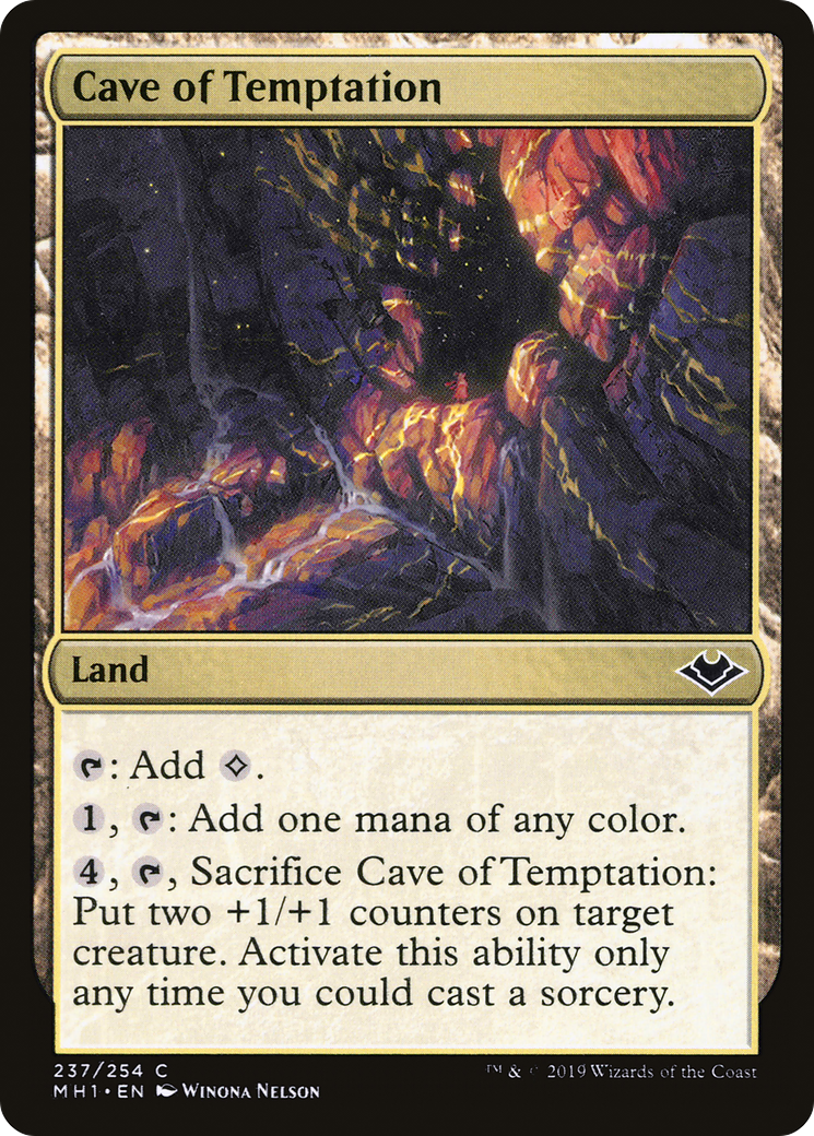 Cave of Temptation (MH1-237) (Foil)