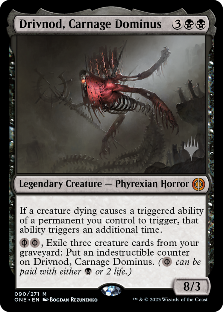 Drivnod, Carnage Dominus (PPONE-90P) (Foil)