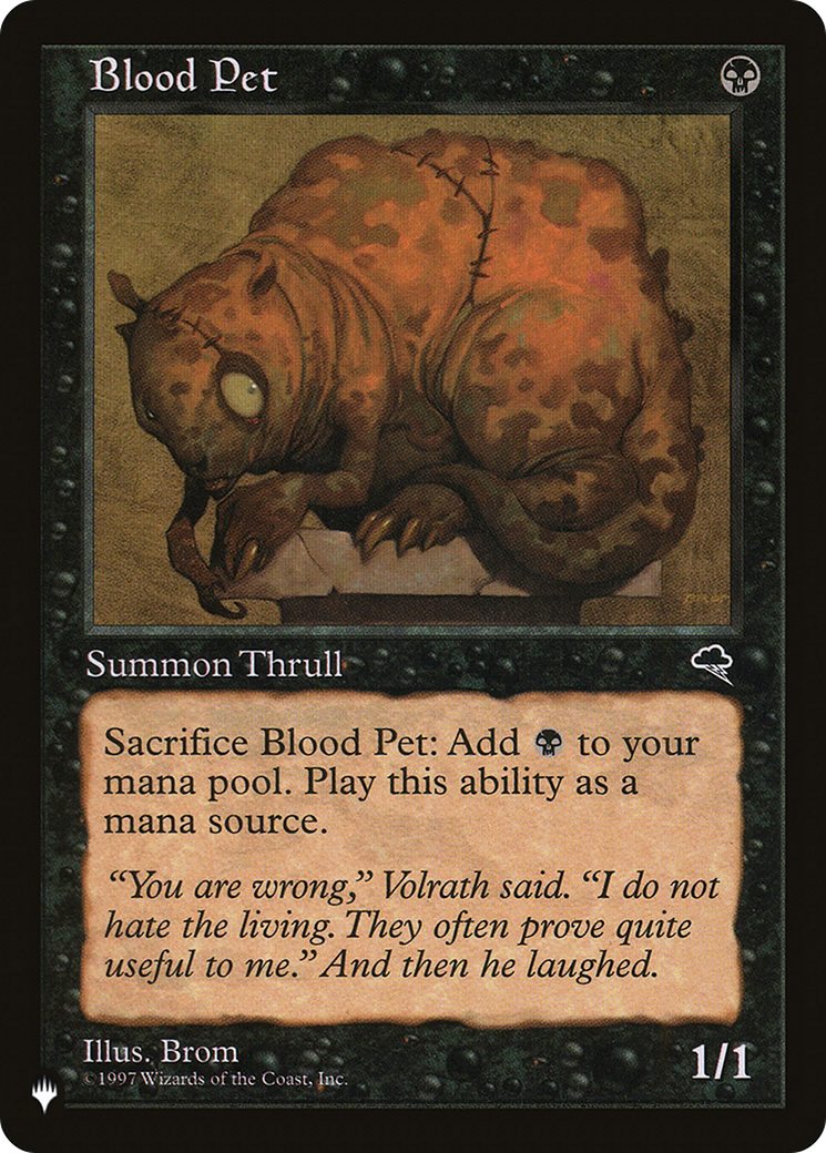 Blood Pet (LIST-TMP-109)