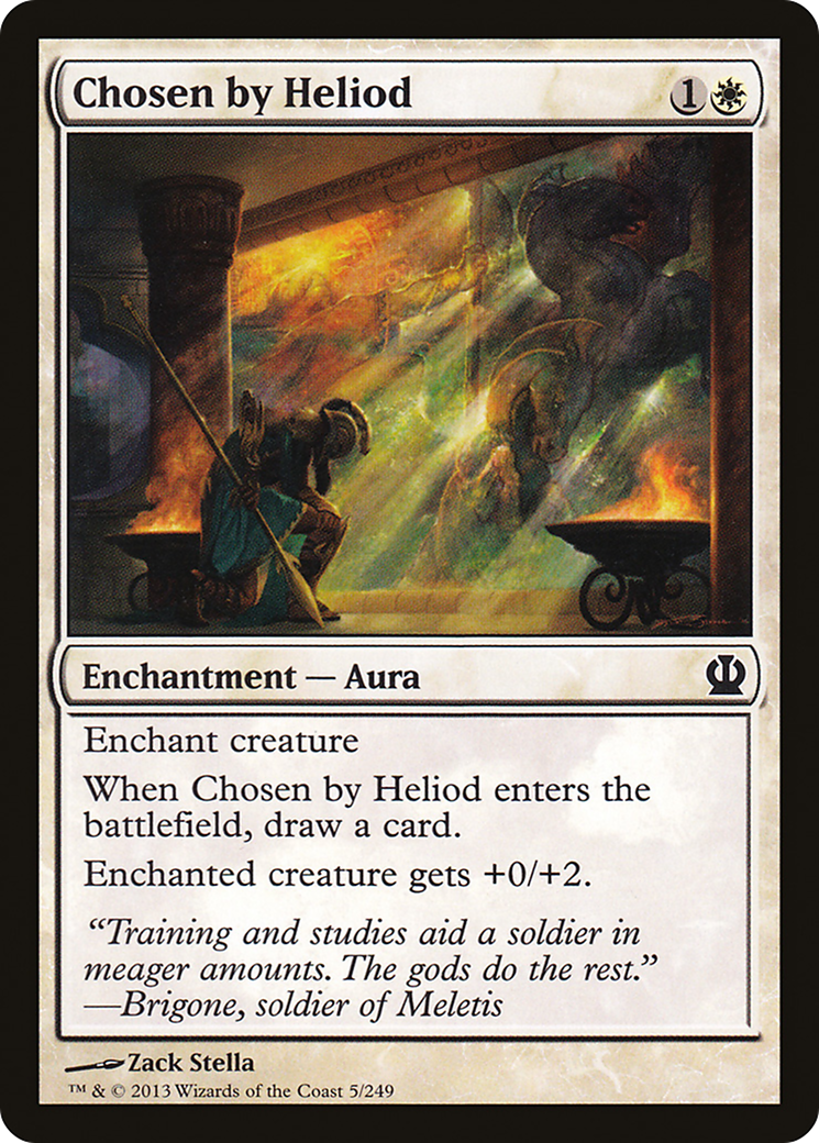 Chosen by Heliod (THS-005) (Foil)