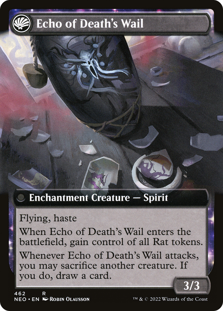 Tribute to Horobi // Echo of Death's Wail (NEO-462) (Extended Art)