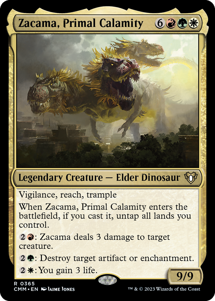 Zacama, Primal Calamity (CMM-365) (Foil)