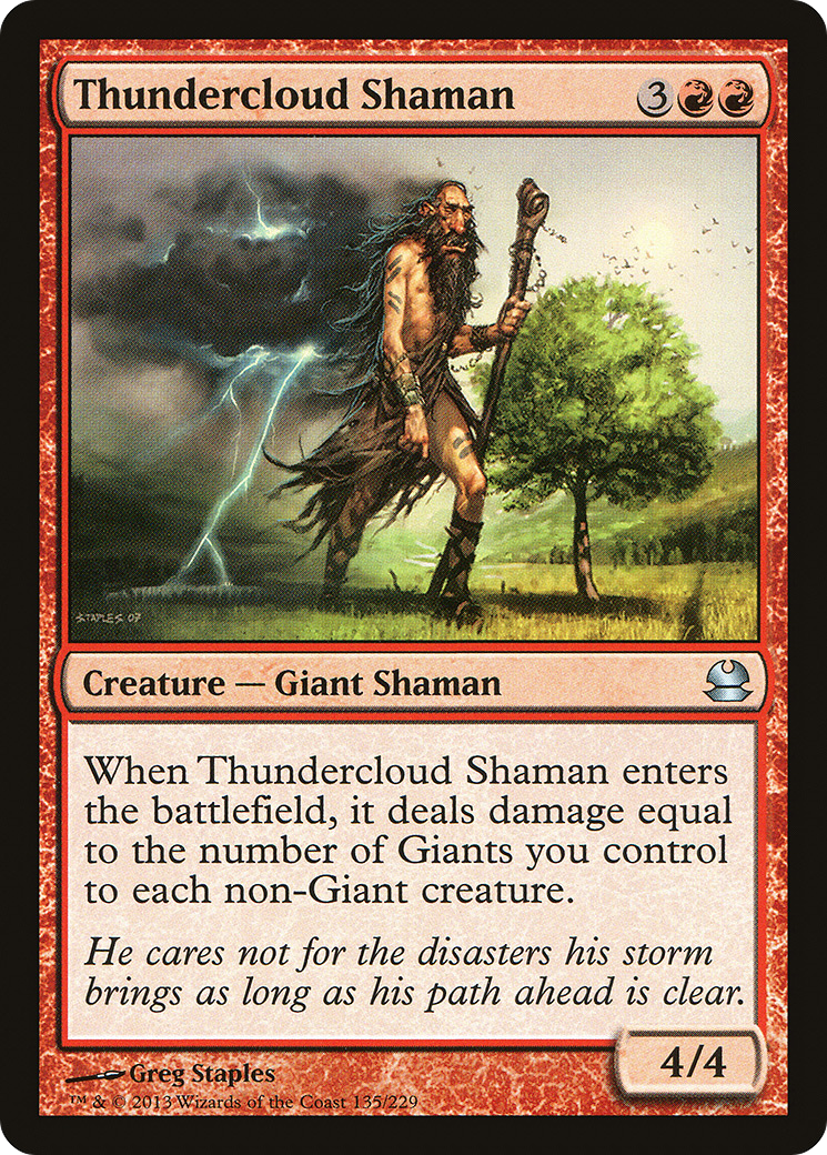 Thundercloud Shaman (MMA-135) (Foil)