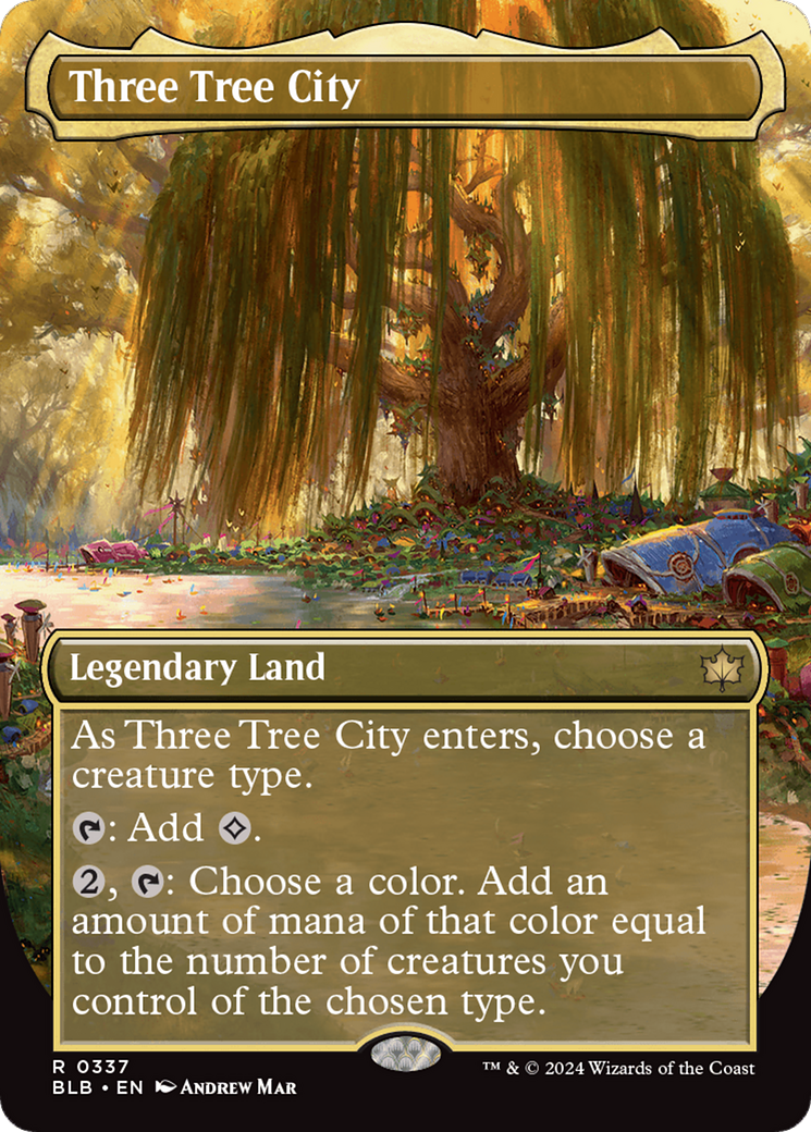 Three Tree City (BLB-337) (Borderless) (Foil)