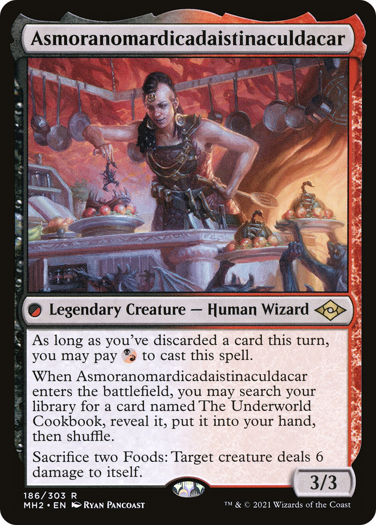Asmoranomardicadaistinaculdacar (MH2-186) (Foil)