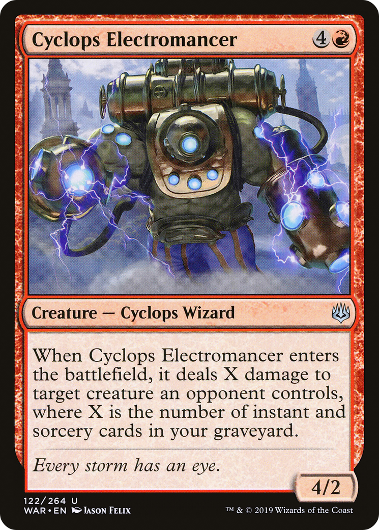 Cyclops Electromancer (WAR-122) (Foil)