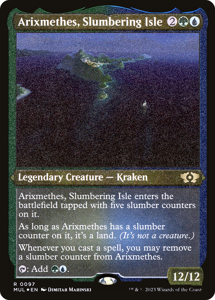 Arixmethes, Slumbering Isle (MUL-097) (Etched Foil)