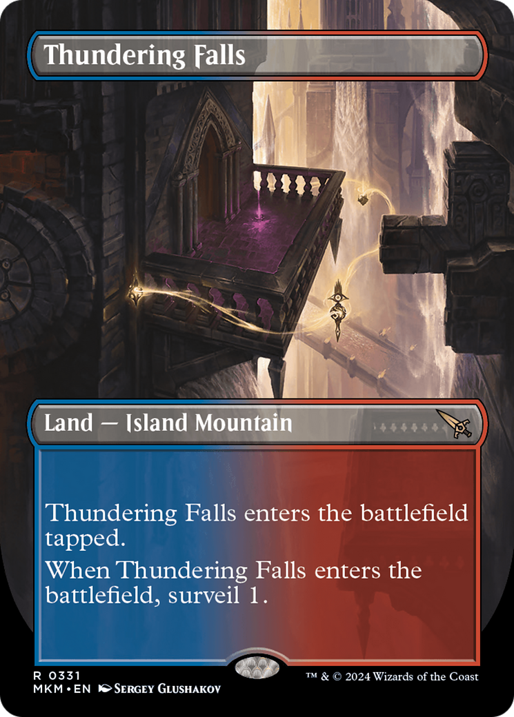 Thundering Falls (MKM-331) (Borderless) (Foil)