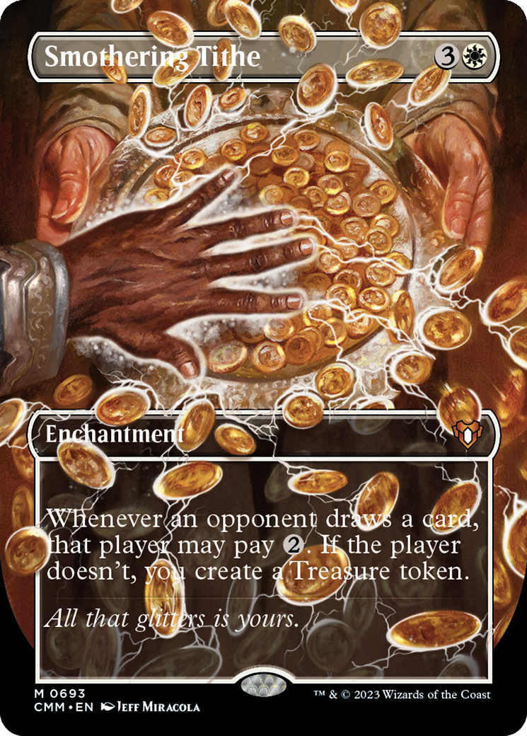 Smothering Tithe (CMM-693) (Borderless) (Foil)