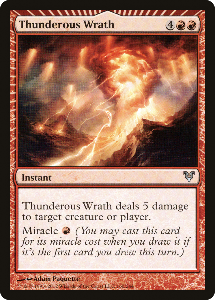 Thunderous Wrath (AVR-160) (Foil)