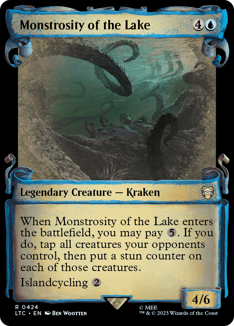 Monstrosity of the Lake (LTC-424) (Showcase) (Scroll) (Foil)