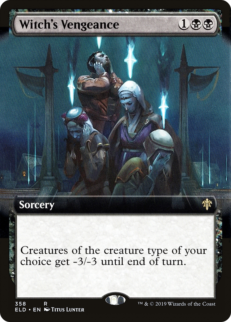 Witch's Vengeance (ELD-358) (Extended Art) (Foil)