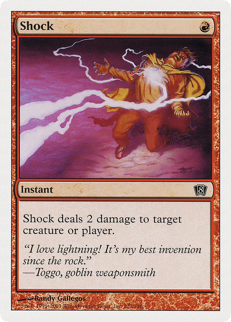 Shock (8ED-222★) (Foil)