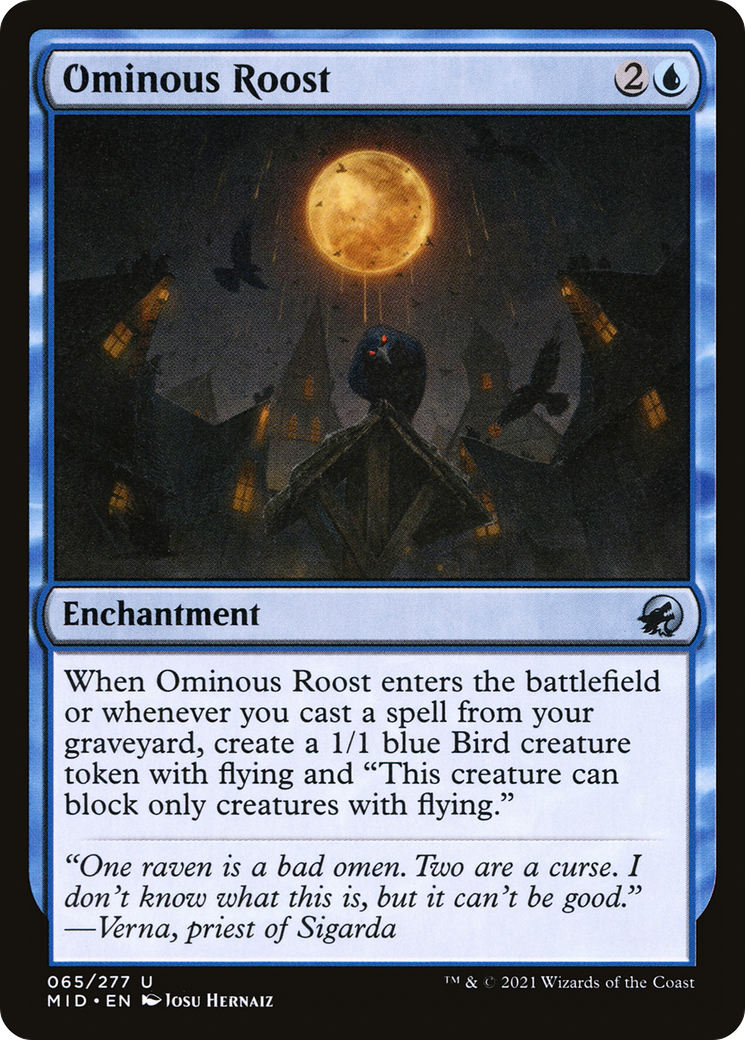 Ominous Roost (MID-065) (Foil)