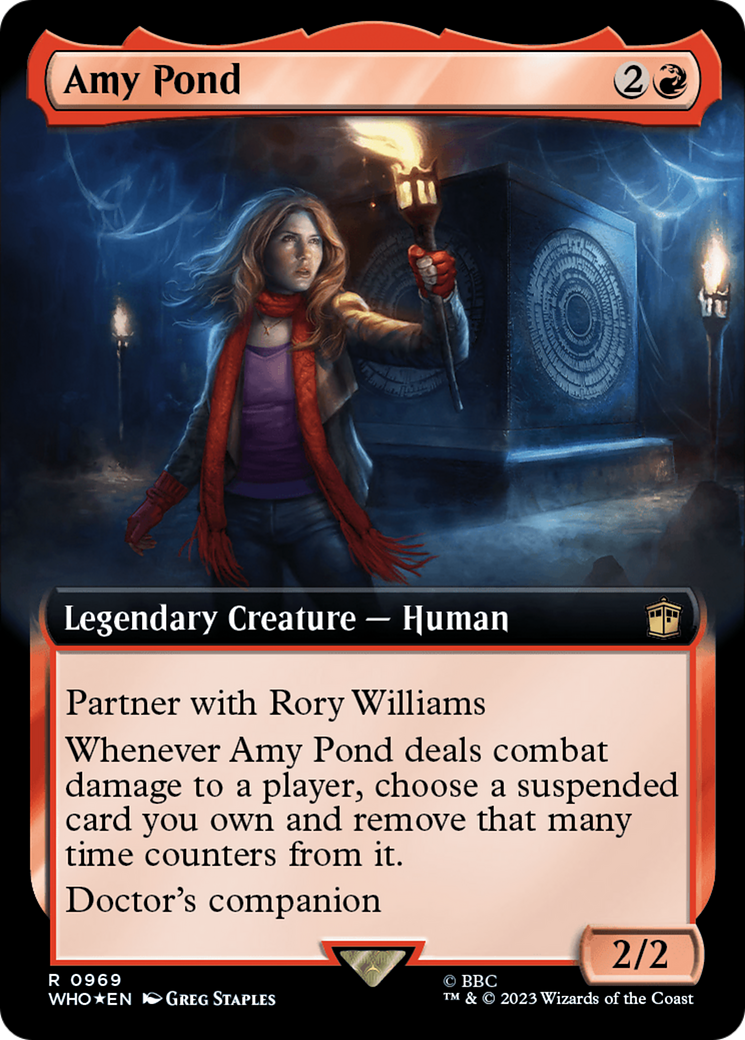 Amy Pond (WHO-969) (Extended Art) (Surge Foil)