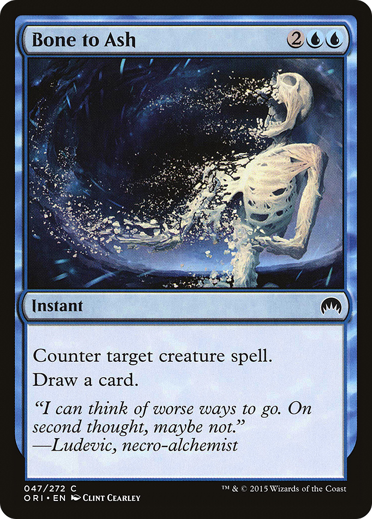 Bone to Ash (ORI-047) (Foil)