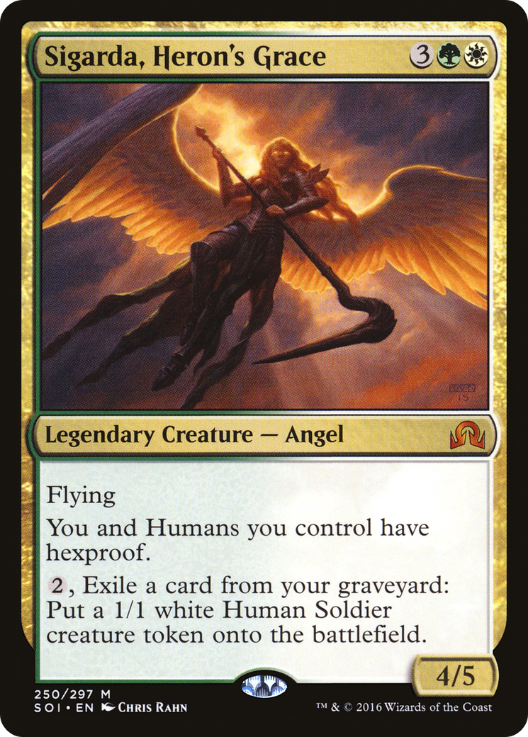 Sigarda, Heron's Grace (SOI-250) (Foil)