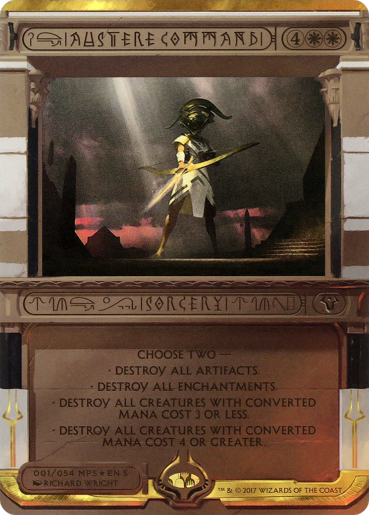 Austere Command (MPS2-001) (Borderless) (Foil)