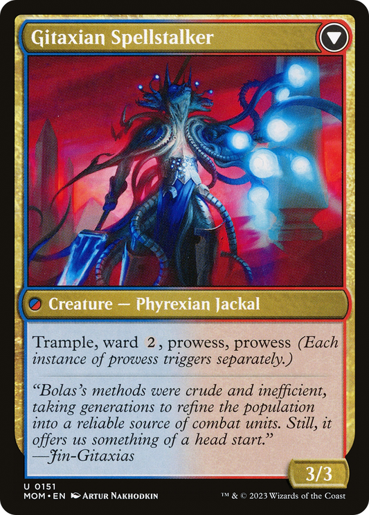 Khenra Spellspear // Gitaxian Spellstalker (MOM-151) (Foil)