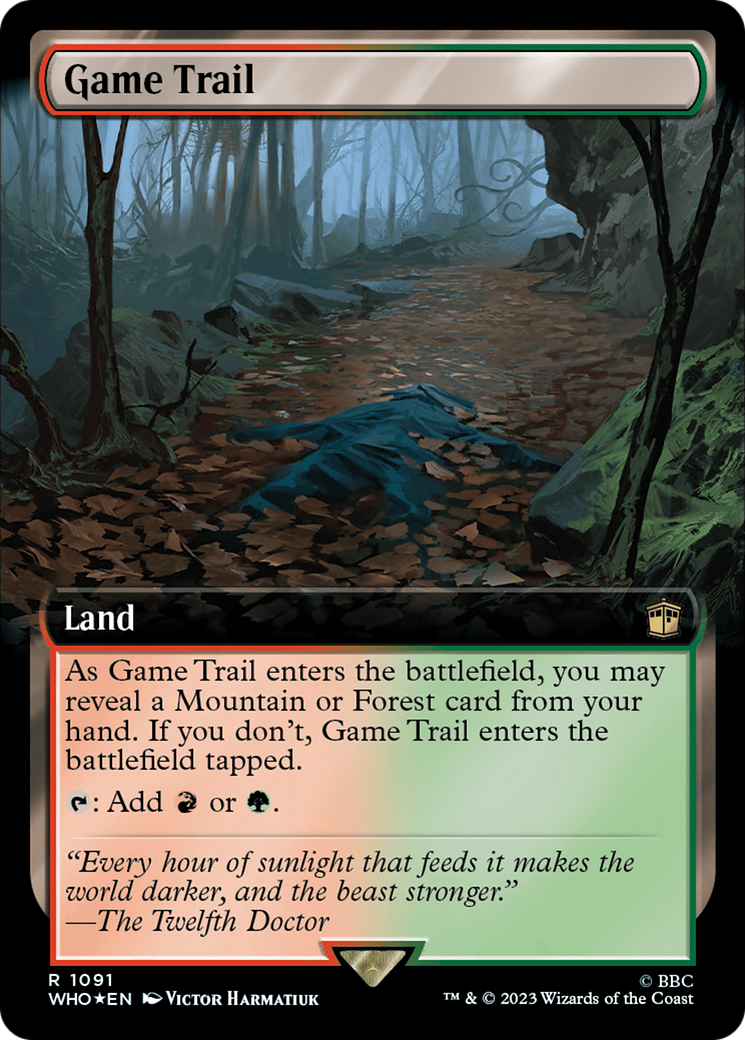 Game Trail (WHO-1091) (Extended Art) (Surge Foil)