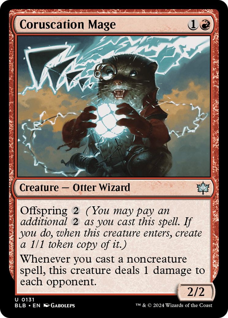 Coruscation Mage (BLB-131) (Foil)