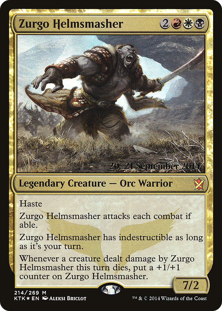 Zurgo Helmsmasher (PRE-214S) (Foil)
