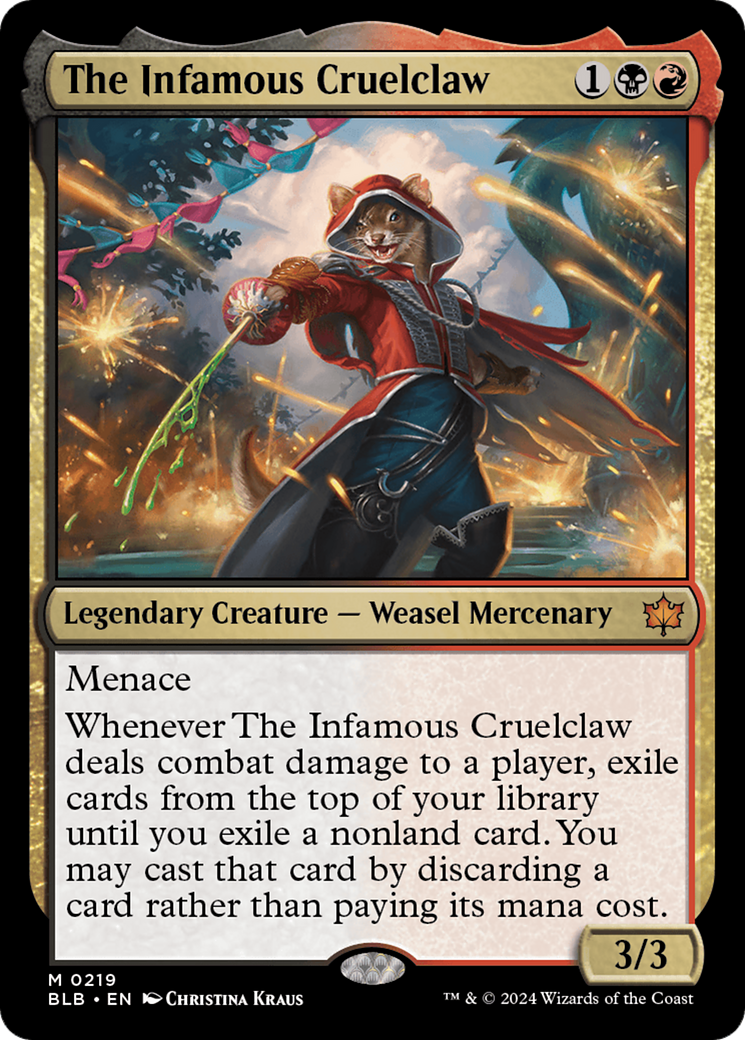 The Infamous Cruelclaw (BLB-219) (Foil)